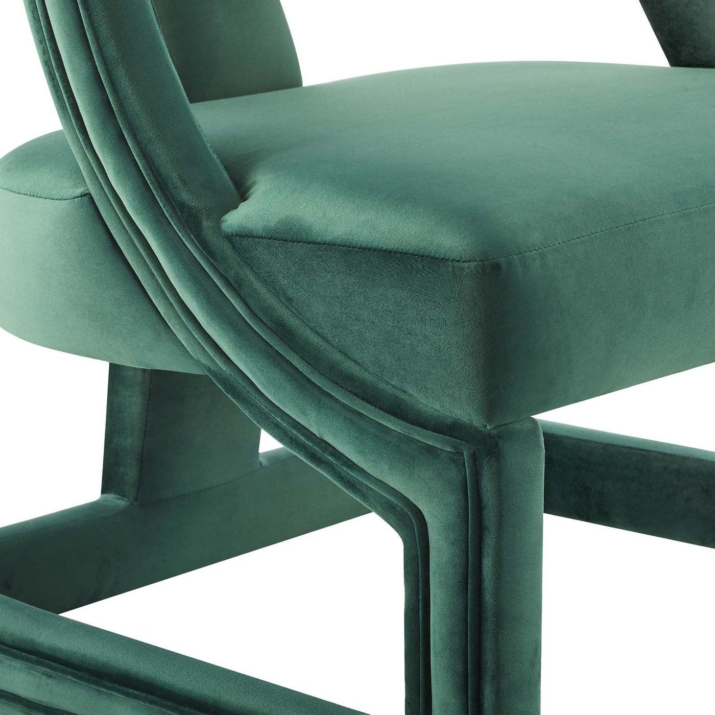 Requisite Accent Lounge Performance Velvet Armchair thumbnail 5