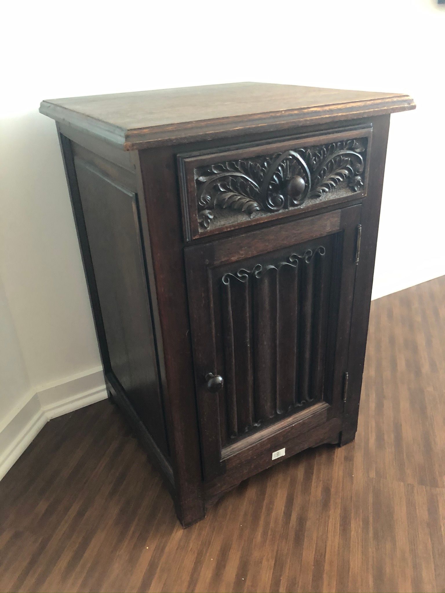 Customer_Product_Tudor Dark wood cabinets with drawer thumbnail 2