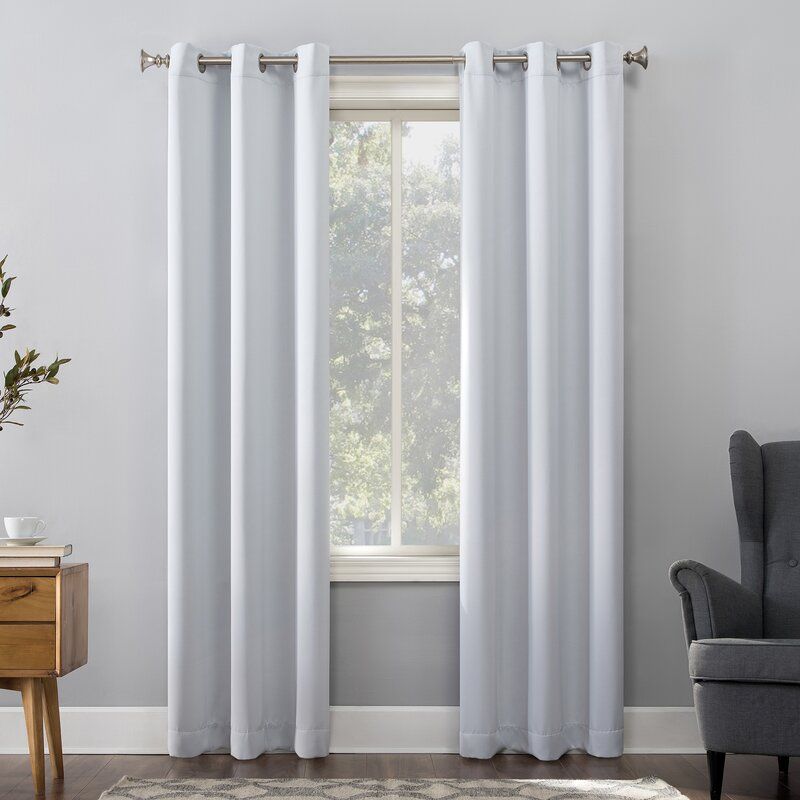 Wayfair Basics Solid Blackout Grommet Single Curtain Panel thumbnail 2