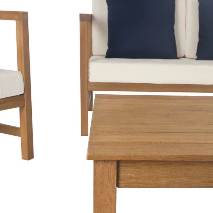 Goldrick 4 Piece Sofa Seating Group with Cushions thumbnail 2