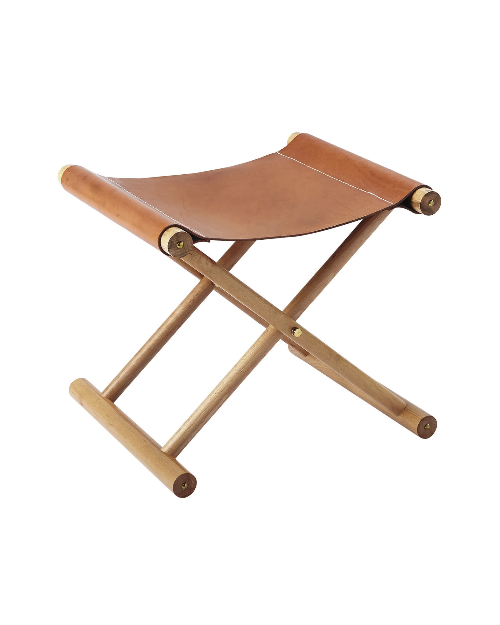 Cooper Leather Stool thumbnail 2