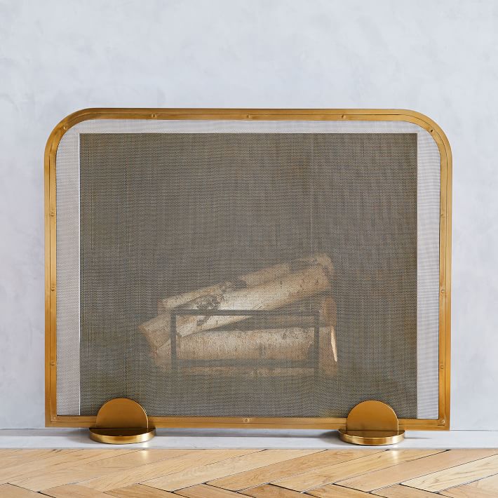 Deco Marble Fireplace Screen thumbnail 2