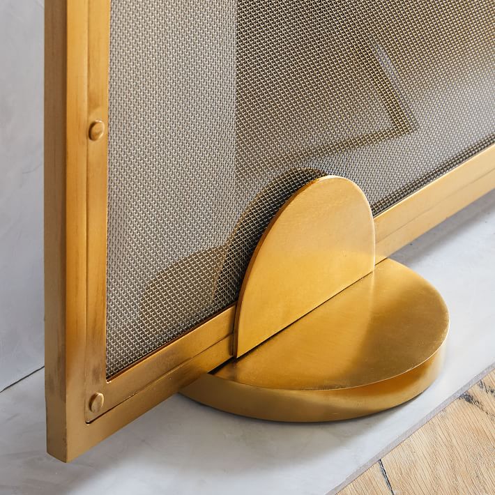 Deco Marble Fireplace Screen thumbnail 3
