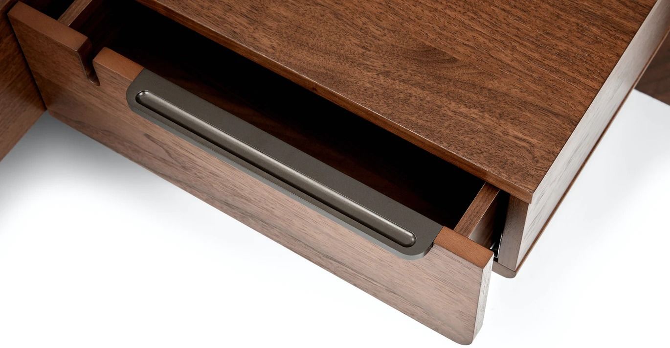 Nera Walnut Bed with Nightstands-Queen thumbnail 7