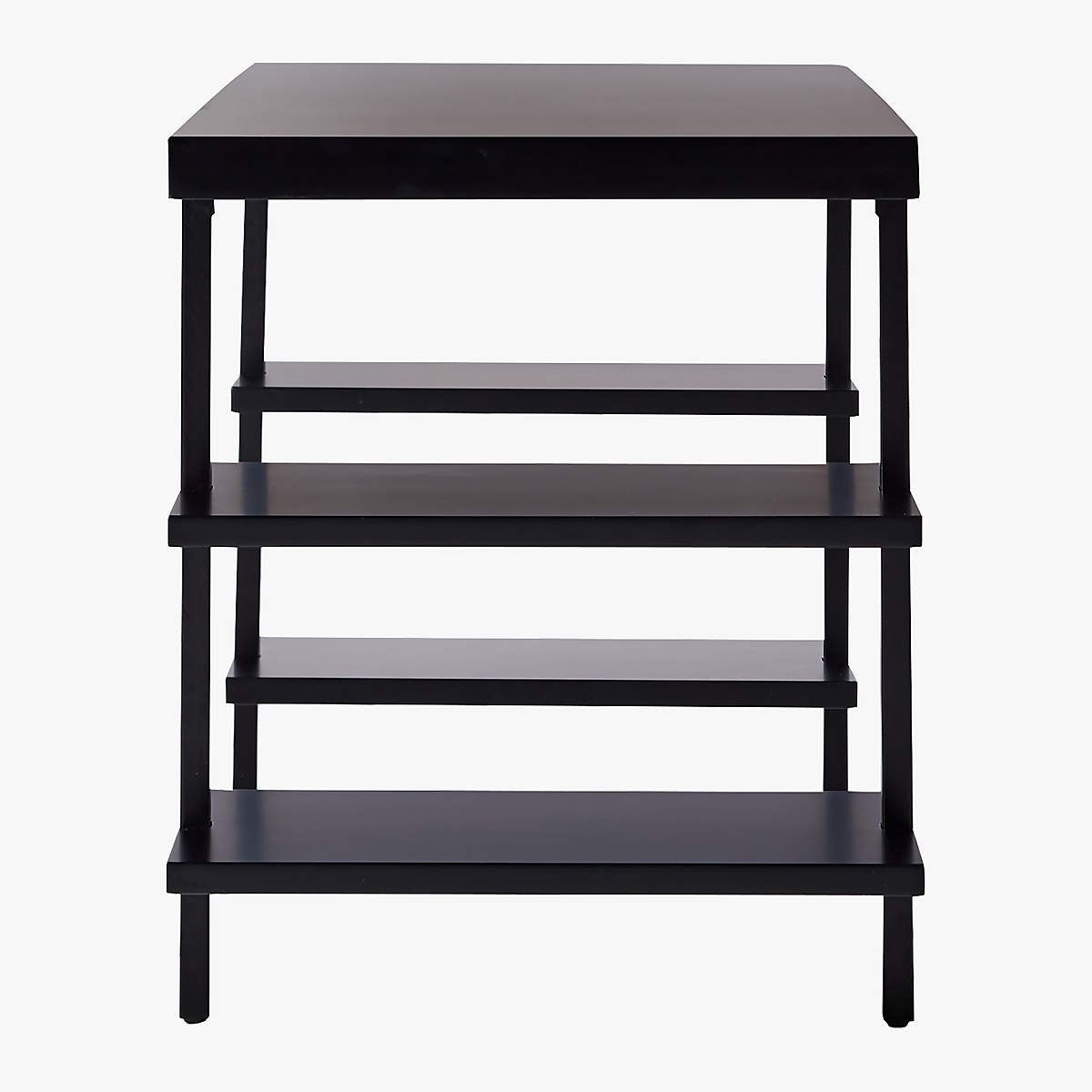 STAIRWAY MODULAR DESK WITH SHELVES BLACK thumbnail 4