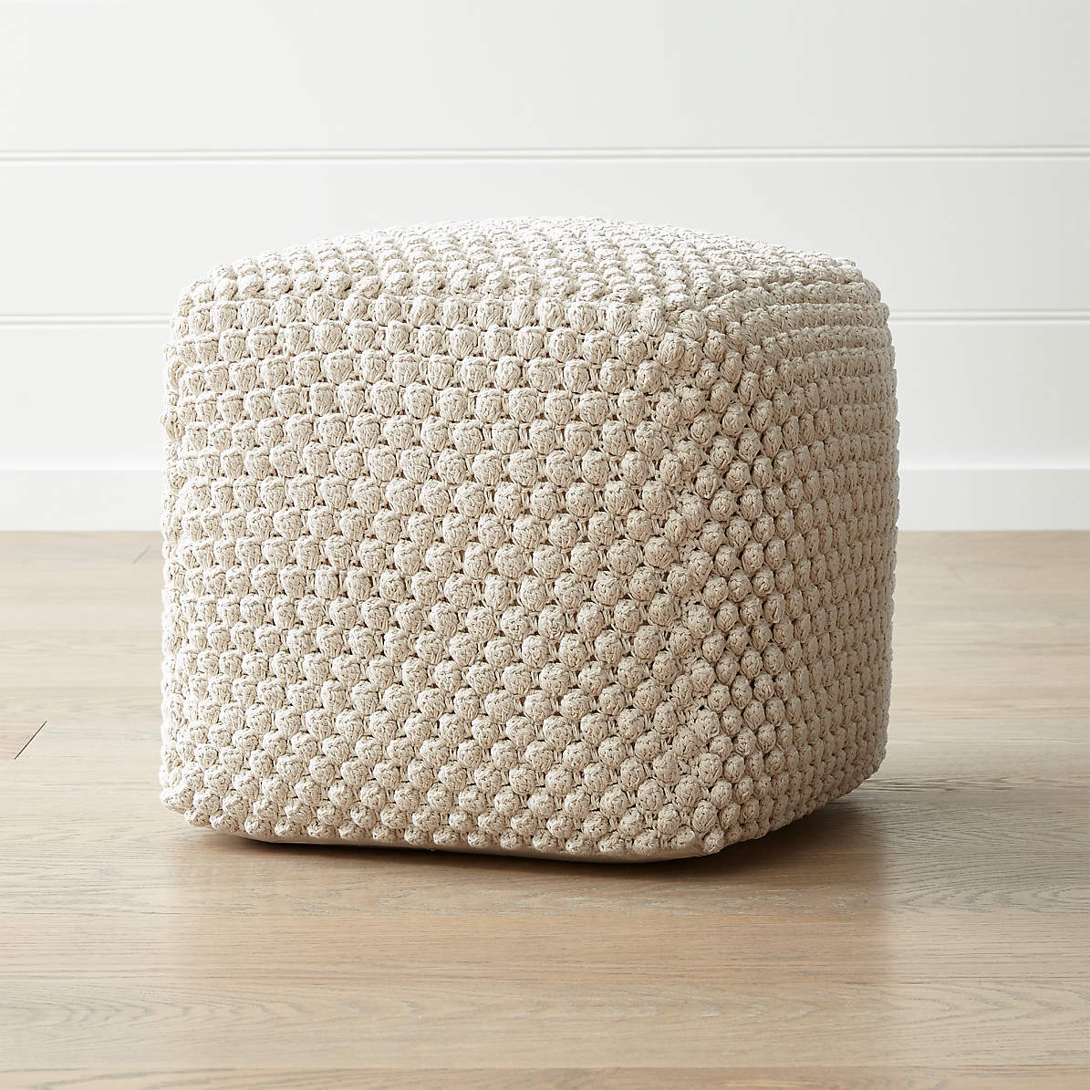 Buco Off White Pouf thumbnail 4