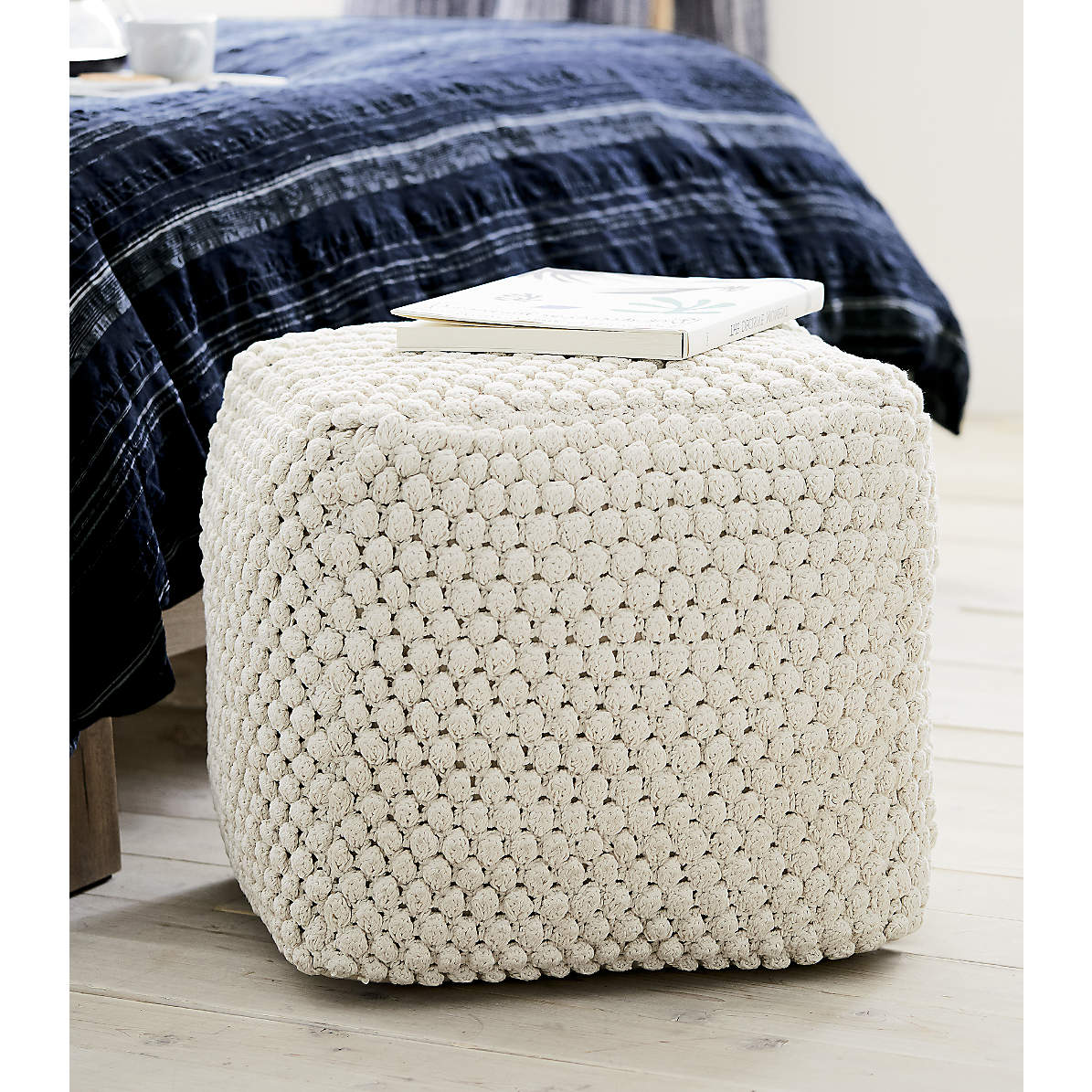 Buco Off White Pouf thumbnail 5