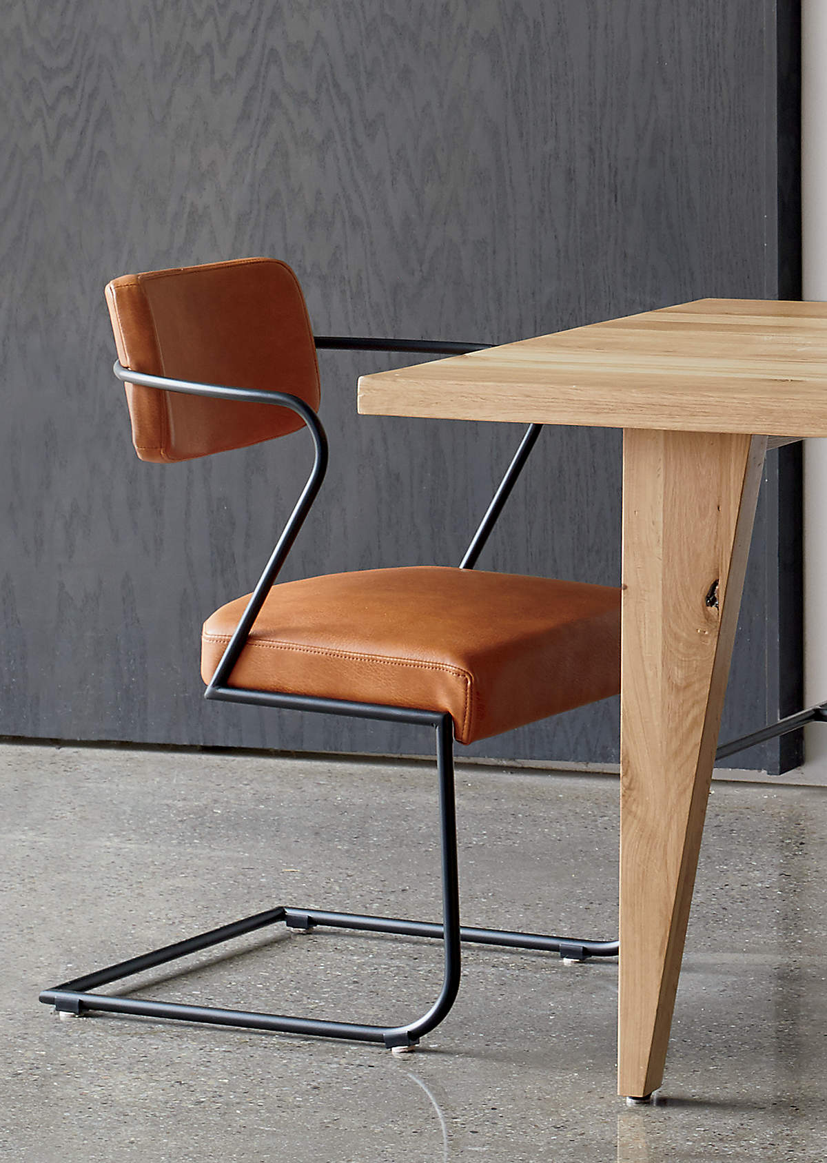 GAFF METAL FRAME CHAIR BROWN thumbnail 6