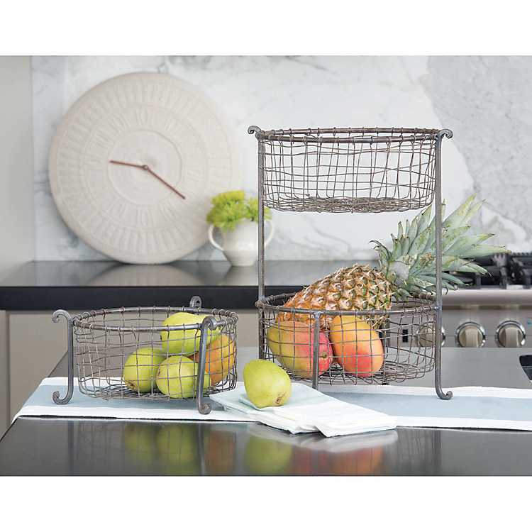 Footed Wire Basket thumbnail 3