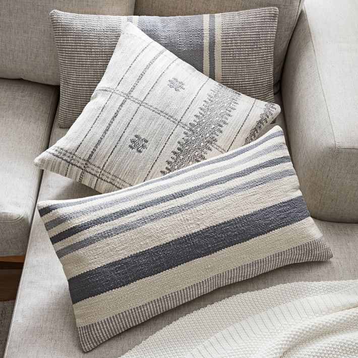 Woven Stripe Horizons Pillow Cover thumbnail 2