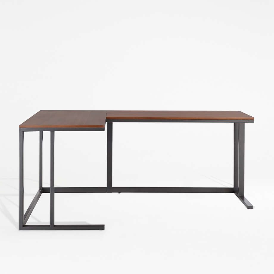 Pilsen Corner Desk with Walnut Top thumbnail 4