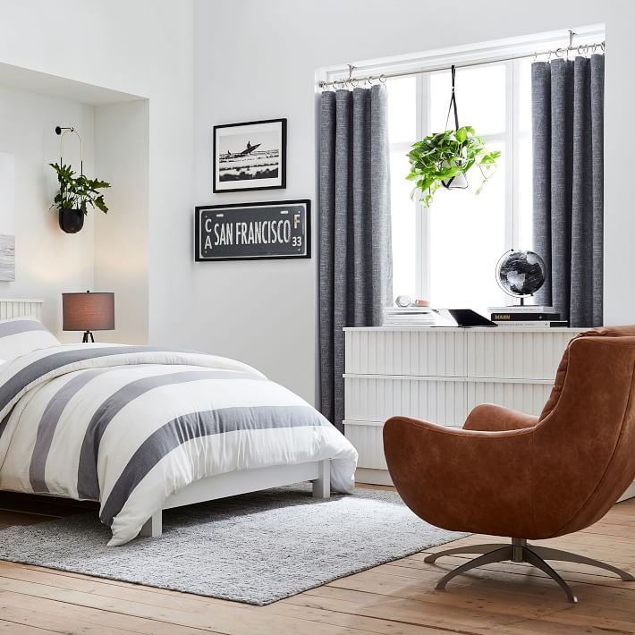 Vegan Leather Caramel Lennon Lounge Chair thumbnail 7