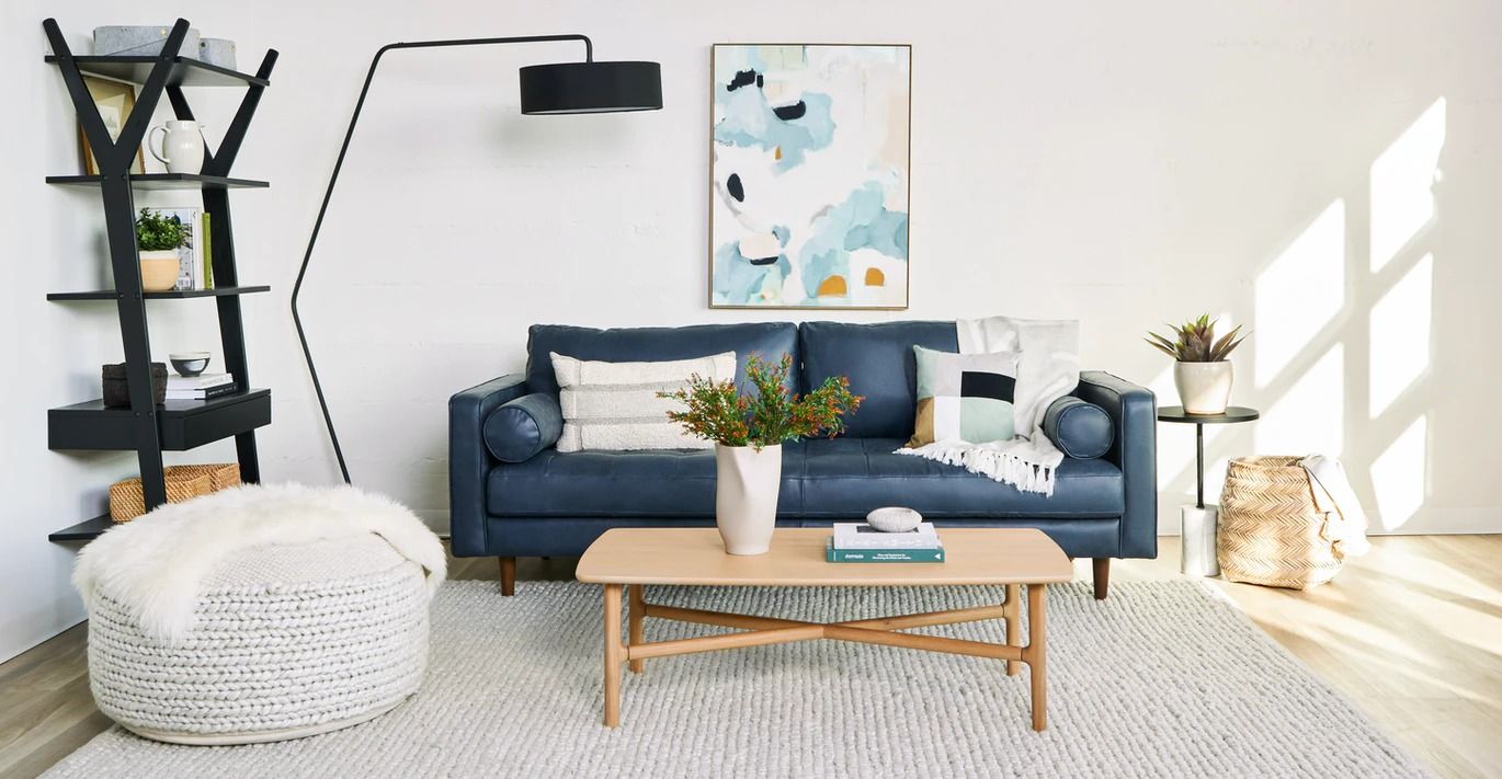 Sven Oxford Blue Sofa thumbnail 2