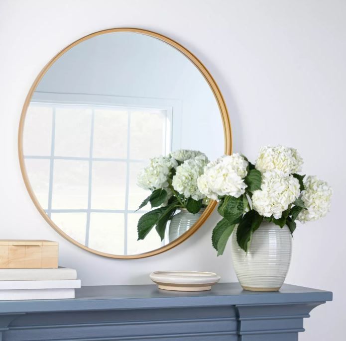 Round Decorative Wall Mirror thumbnail 3