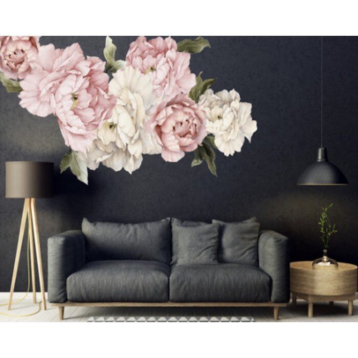 20 Piece Peonies Wall Decal Set thumbnail 2