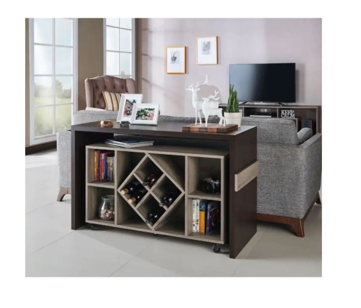 Copper Grove Samtredia Chestnut Brown Modular Desk thumbnail 2