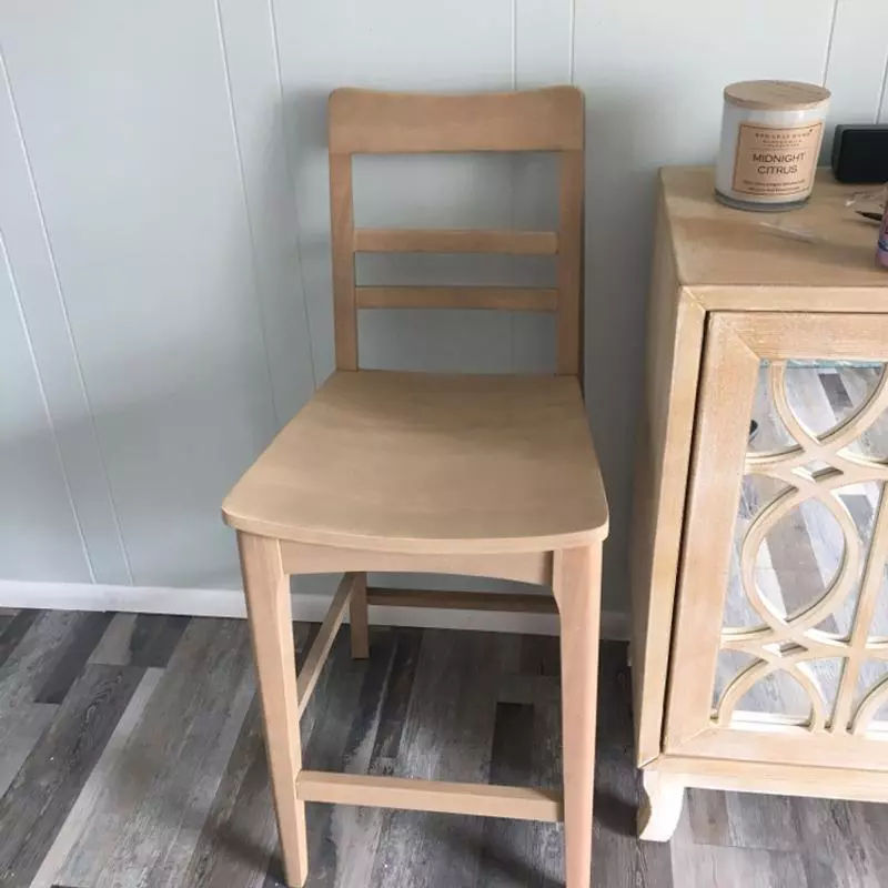 Wood Ladder Back Counter Stool thumbnail 3