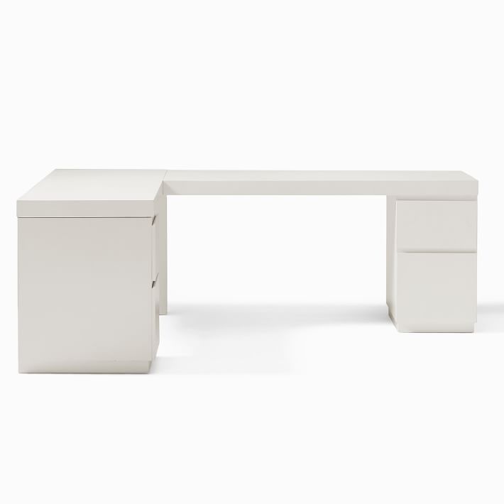 Parsons L Shaped Desk thumbnail 3
