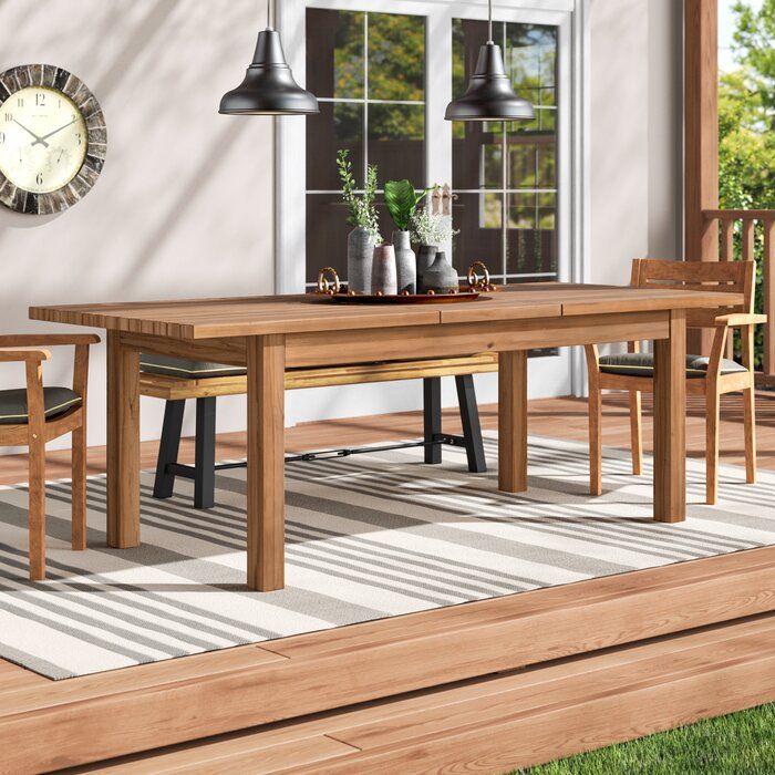 Statler Solid Wood Dining Table thumbnail 2