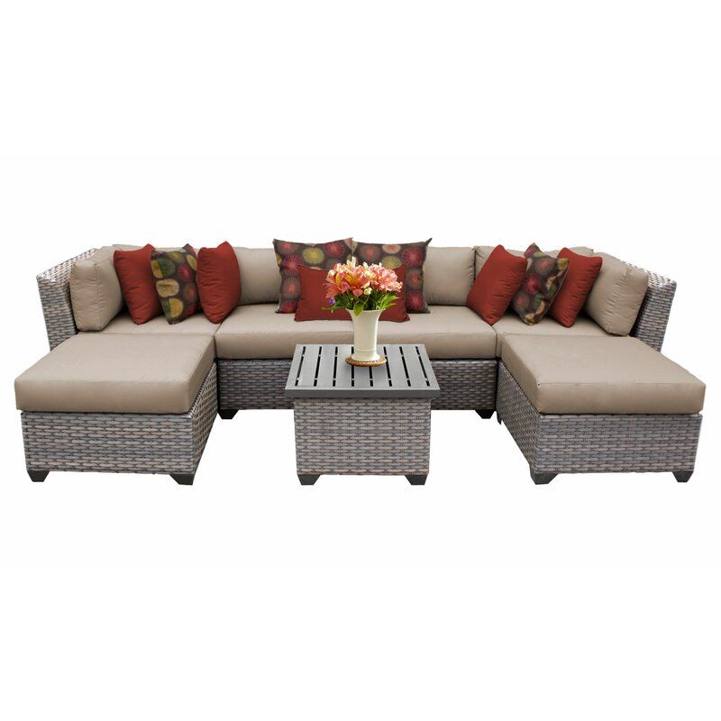 Kenwick 7 Piece Sectional Seating Group with Cushions thumbnail 5