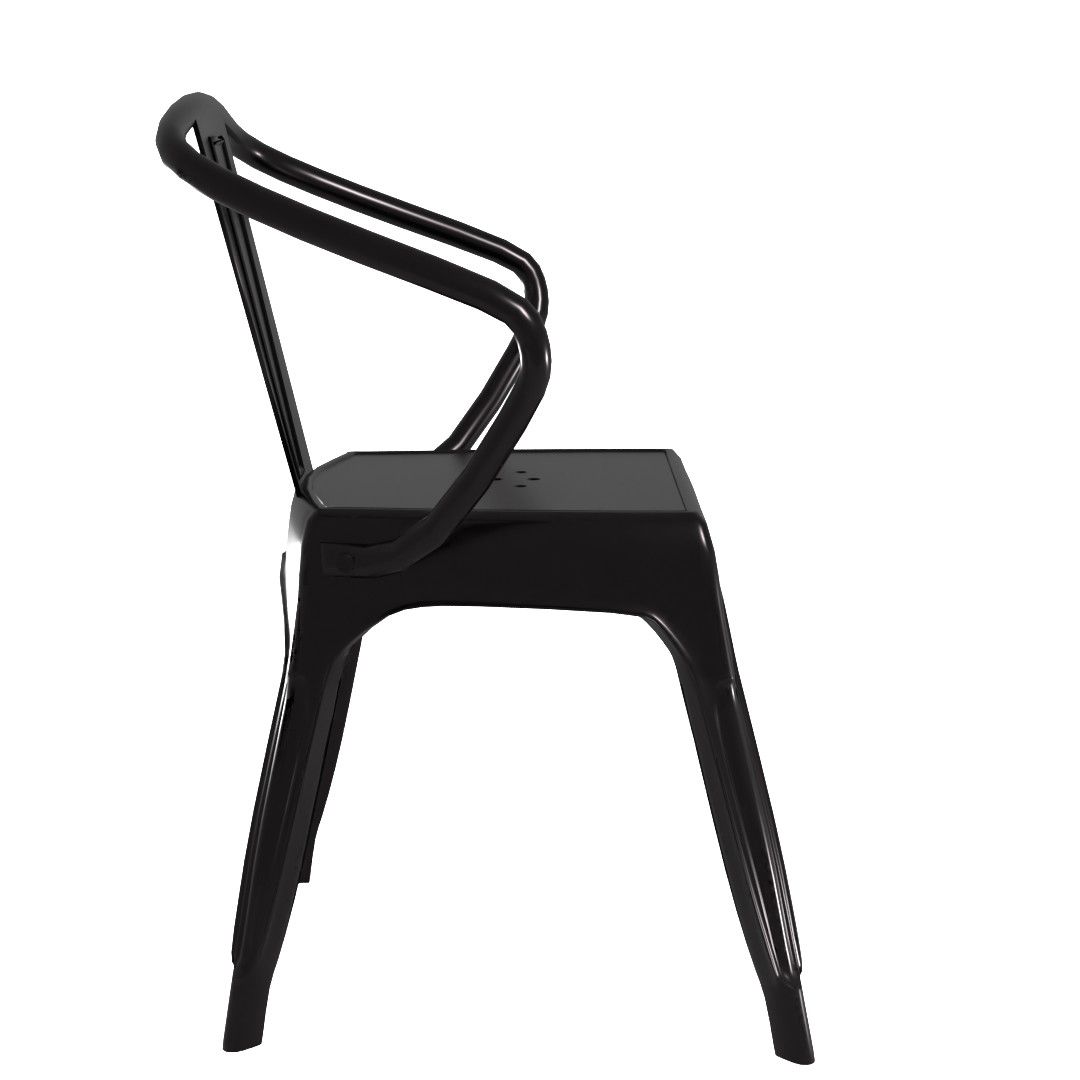 Rucker Stacking Patio Dining Chair thumbnail 2