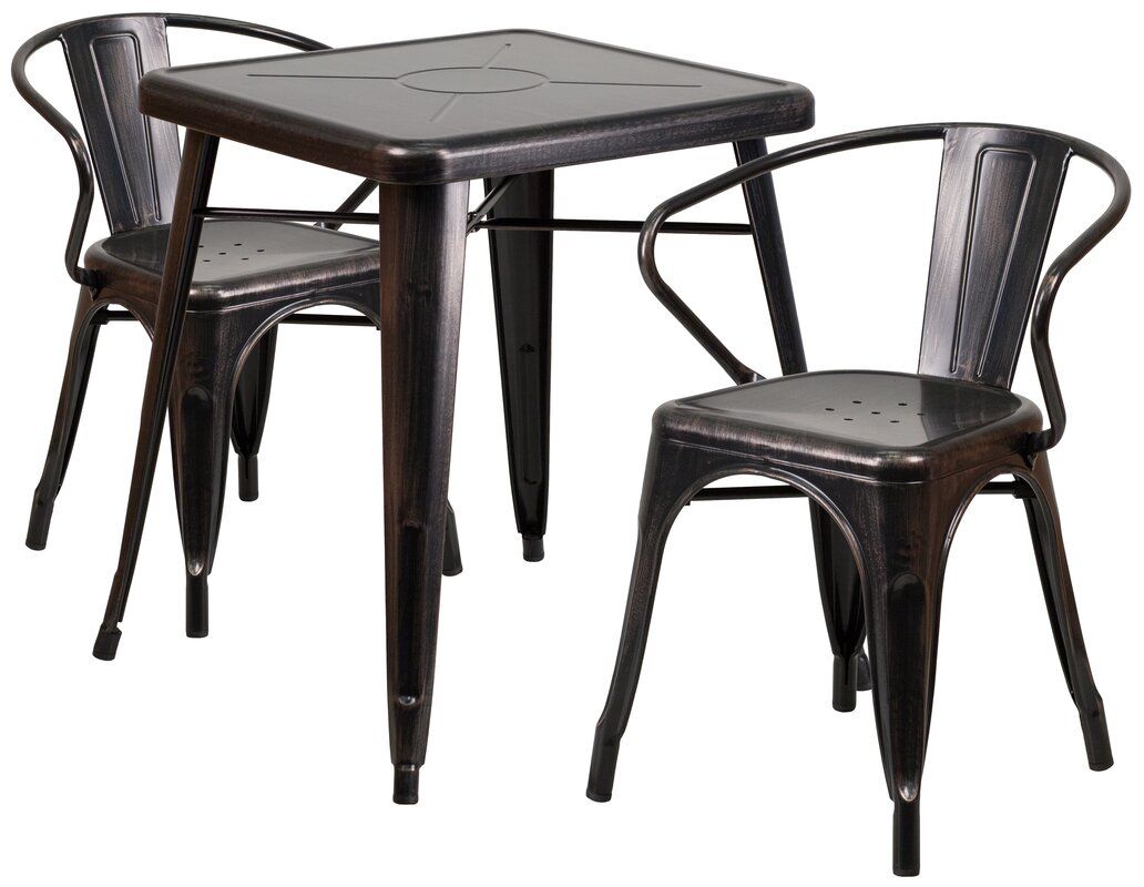 Rucker Stacking Patio Dining Chair thumbnail 3