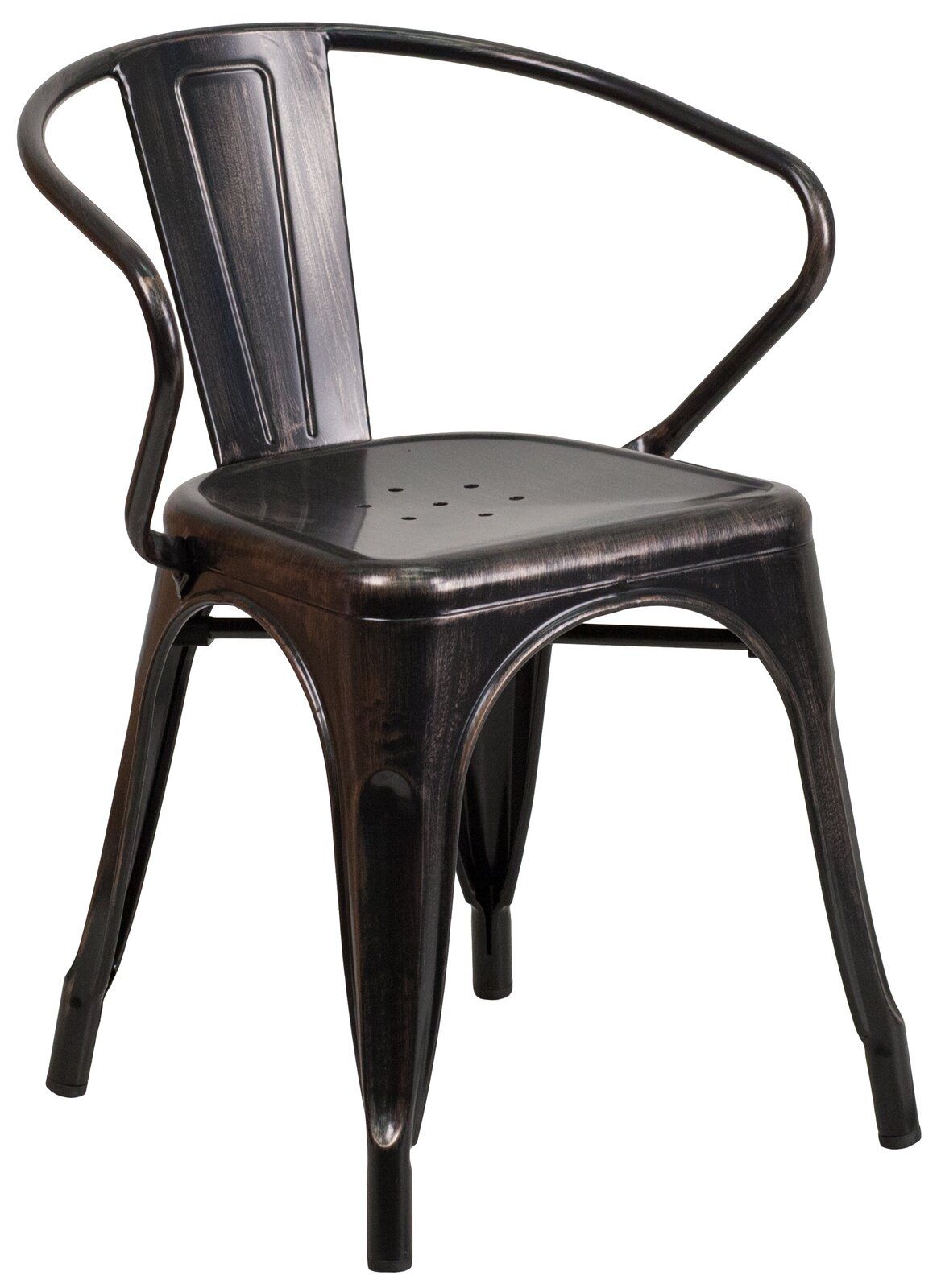 Rucker Stacking Patio Dining Chair thumbnail 4