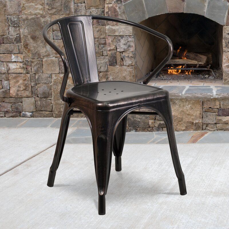 Rucker Stacking Patio Dining Chair thumbnail 5