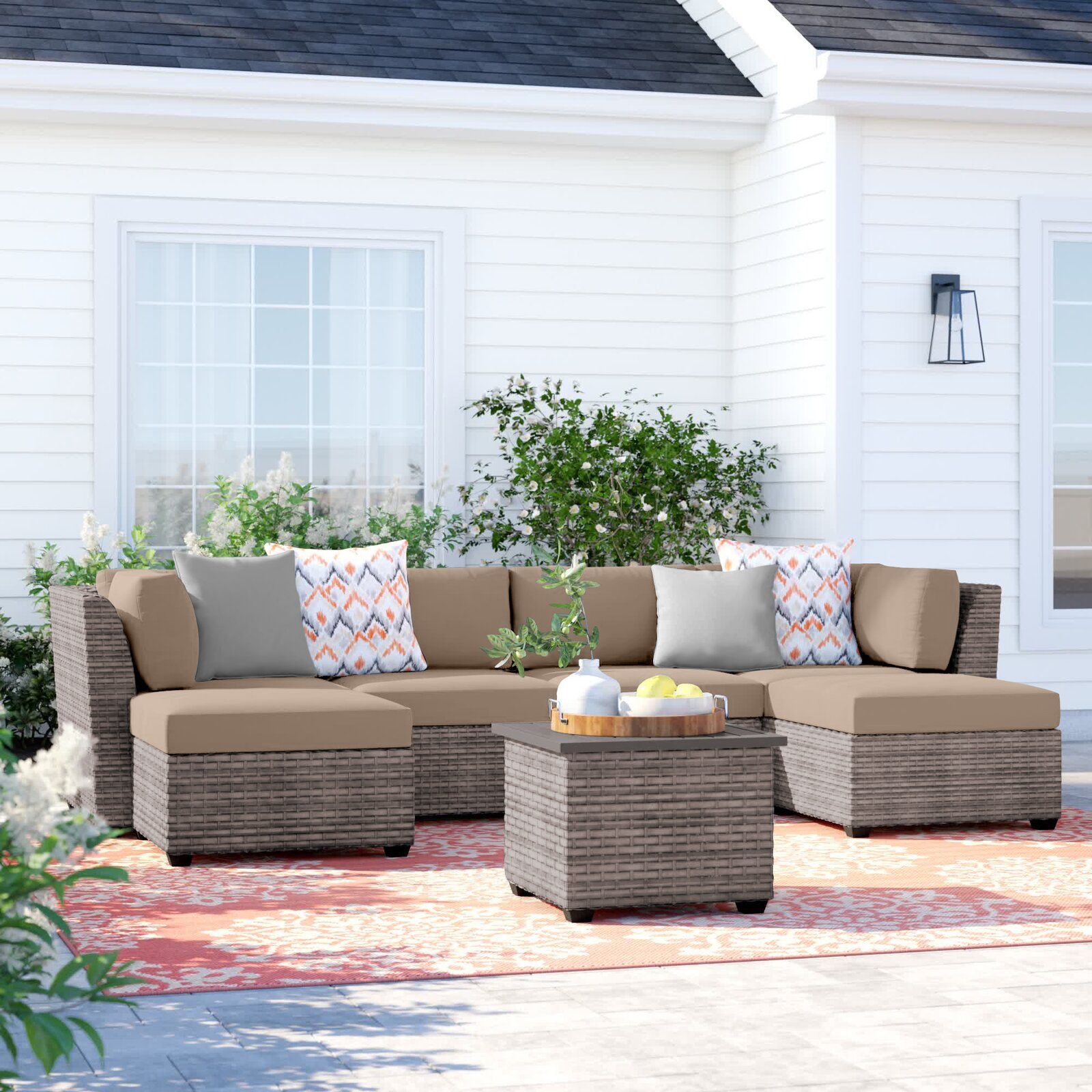 Kenwick 7 Piece Sectional Seating Group with Cushions thumbnail 2