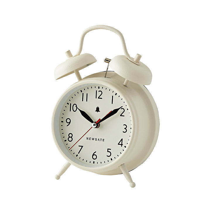 White Retro Alarm Clock thumbnail 2