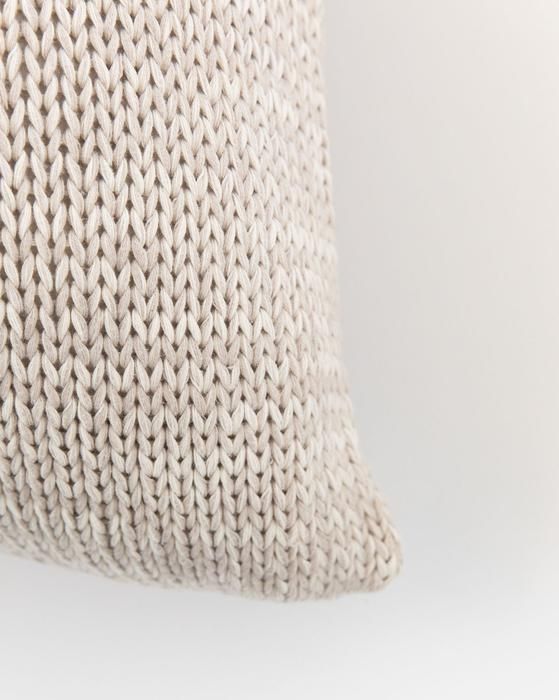 Libbey Knitted Cotton Pillow Cover thumbnail 4
