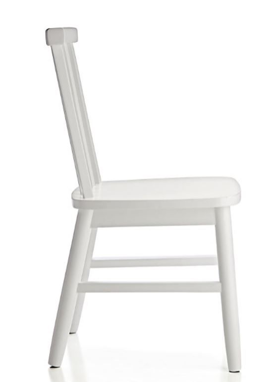 Shore White Kids Chair thumbnail 3