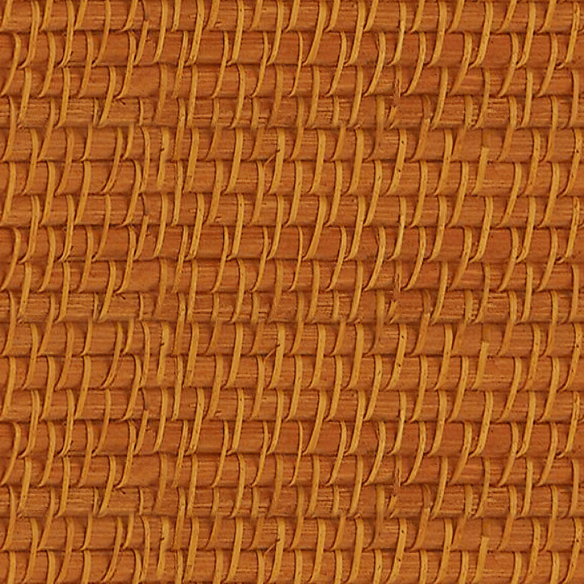Copper Rattan Storage Bins with Handles thumbnail 3