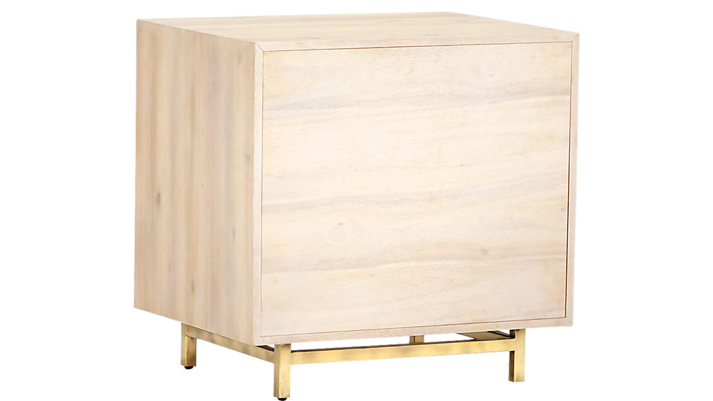 Lara acacia nightstand thumbnail 3