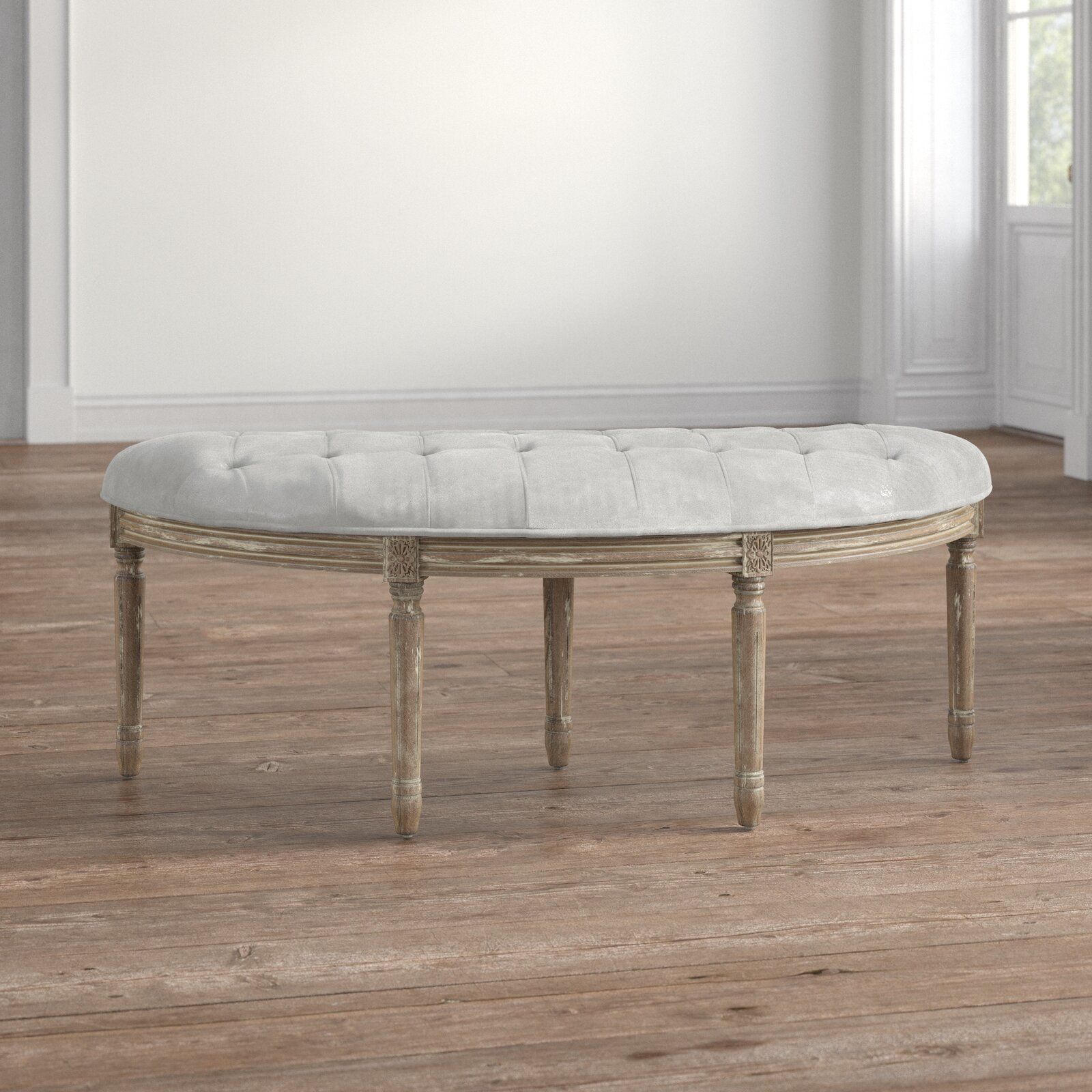 Fleur Upholstered Bench thumbnail 4