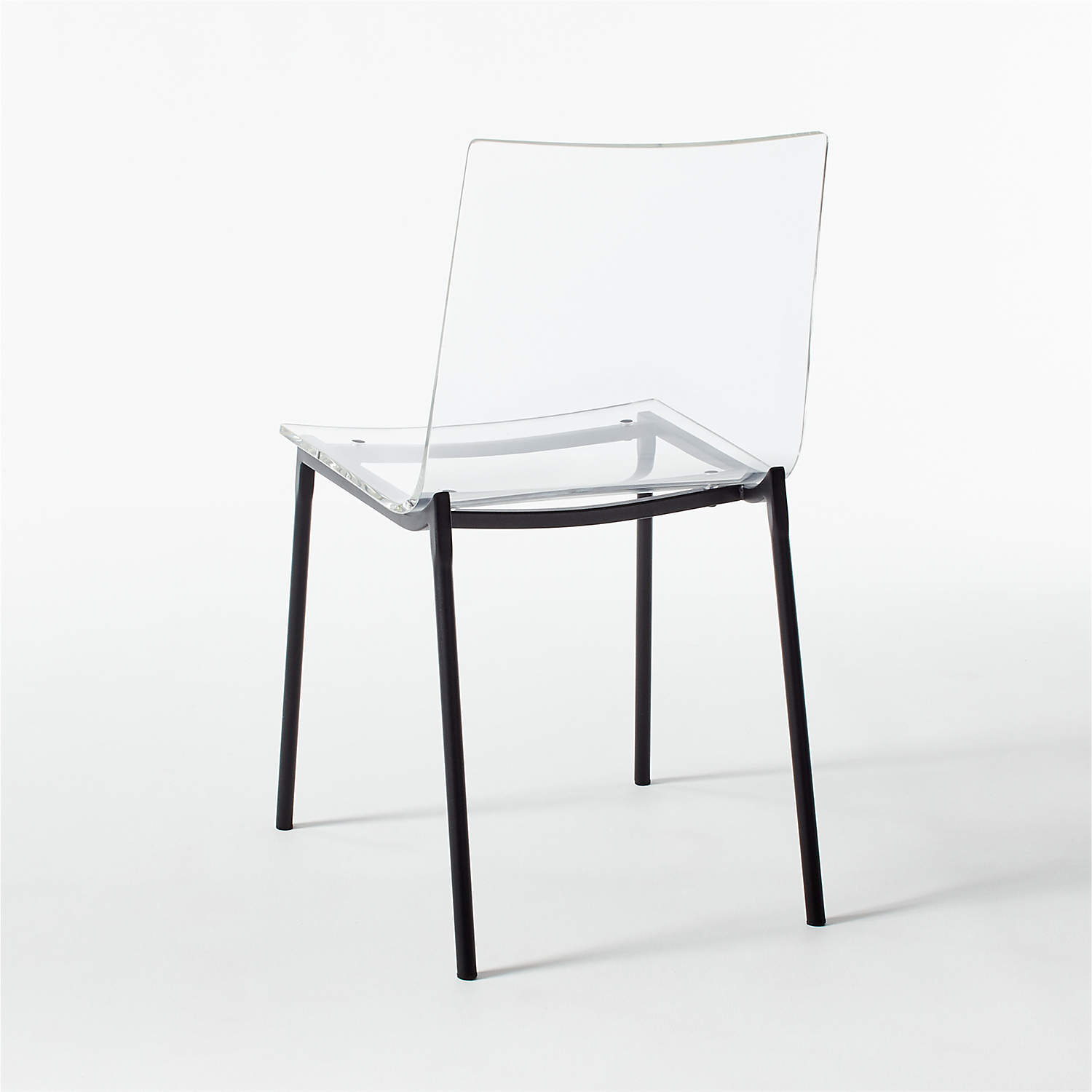 CHIARO CLEAR CHAIR BLACK thumbnail 3