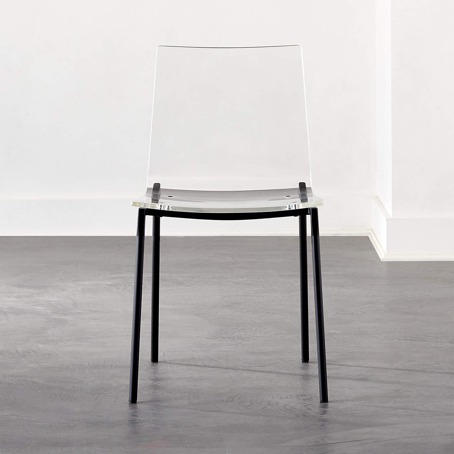 CHIARO CLEAR CHAIR BLACK thumbnail 4