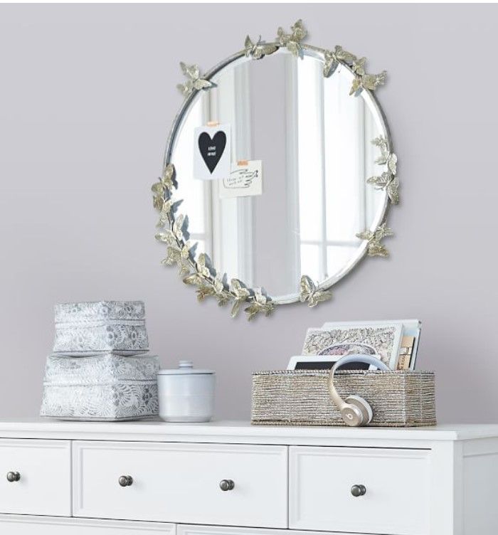 Monique Lhuillier Round Butterfly Mirror thumbnail 2