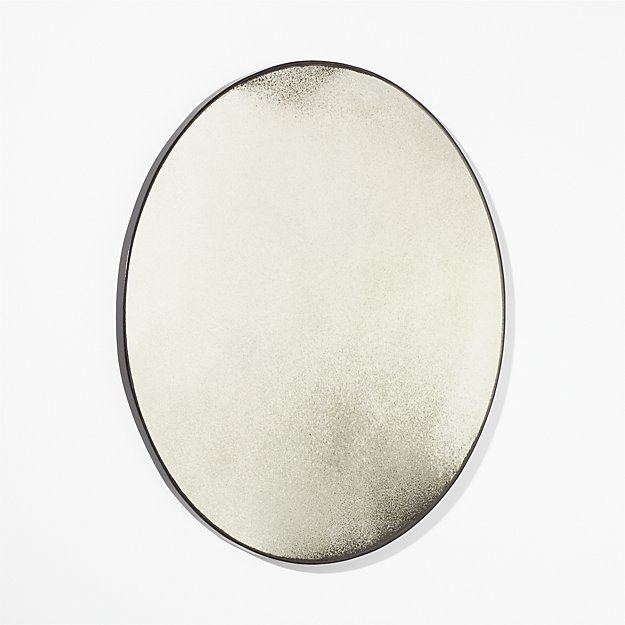 CLOONEY ANTIQUED ROUND MIRROR 36 thumbnail 5