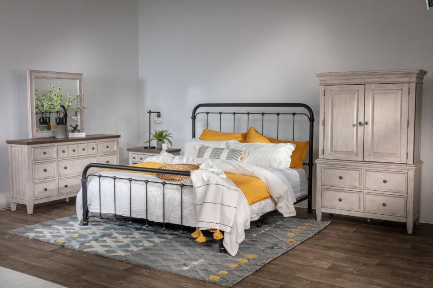Wesley Allen Braden Queen Metal Bed-Queen thumbnail 3