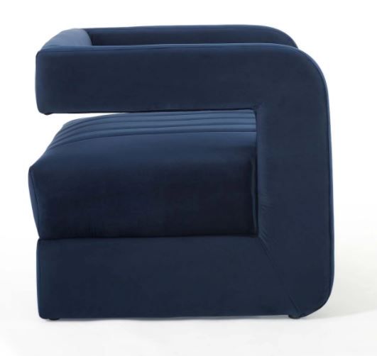 Range Tufted Performance Velvet Accent Armchair thumbnail 3