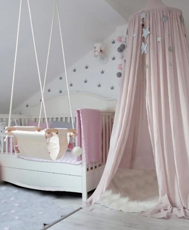 Kids Baby Cotton Bed Canopy thumbnail 7