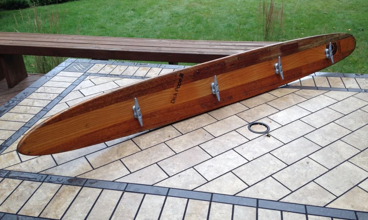VINTAGE WOOD WATER SKI COAT RACK thumbnail 5