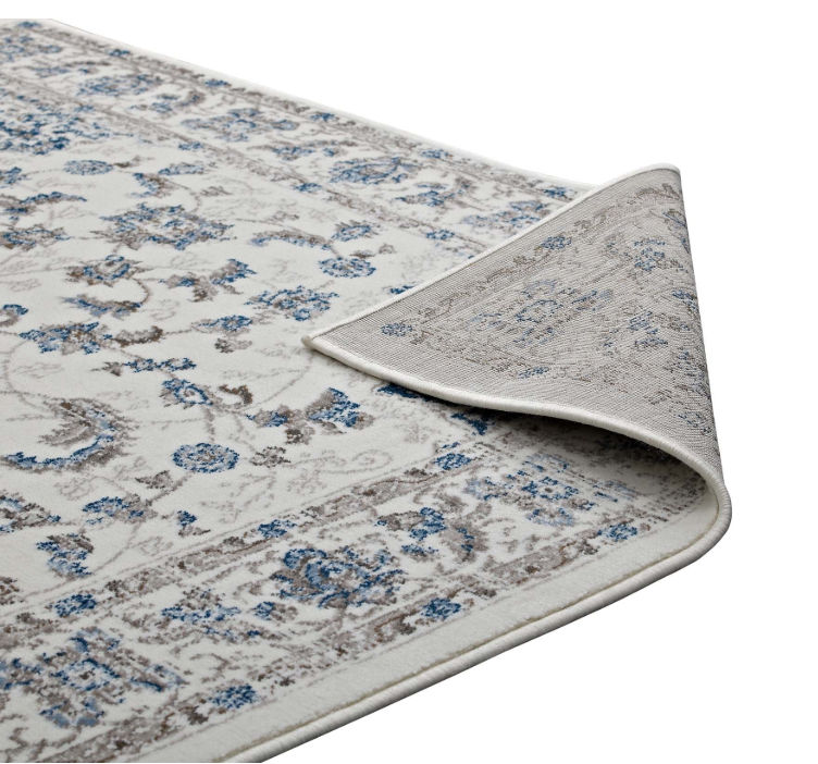 Alij Distressed Vintage Medallion Area Rug thumbnail 4