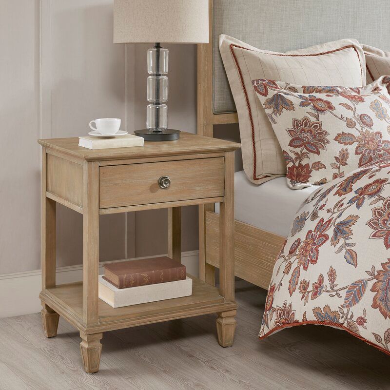 VICTORIA BEDSIDE DRAWER NIGHTSTAND thumbnail 2