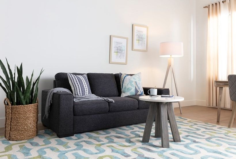 Lucy Dark Grey Sofa thumbnail 2
