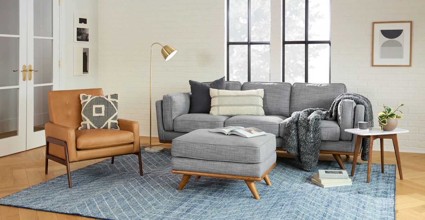 Timber Pebble Gray Sofa thumbnail 2