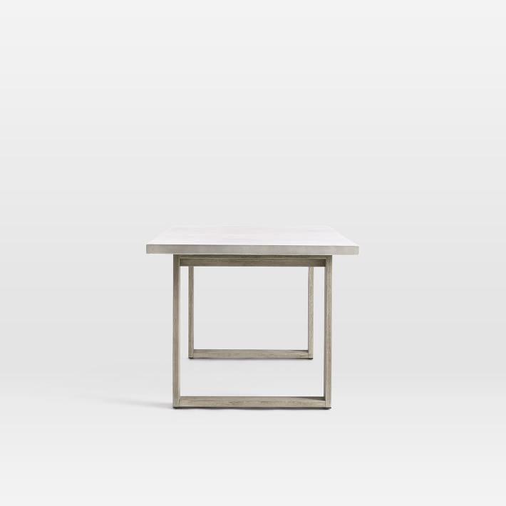 Portside Concrete Outdoor Dining Table thumbnail 4