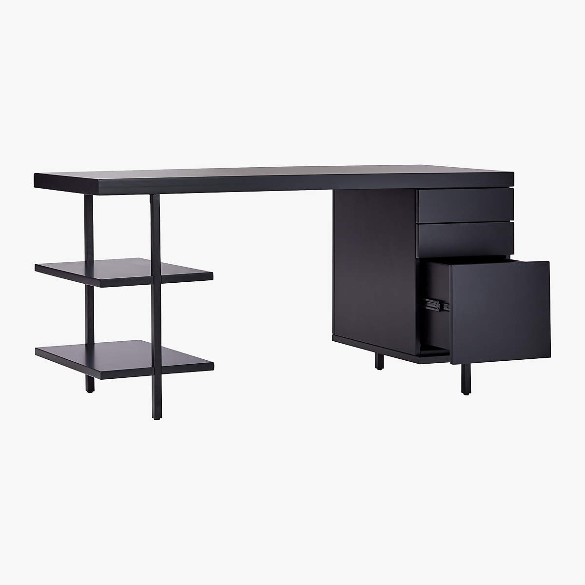 STAIRWAY MODULAR DESK WITH SHELVES thumbnail 5