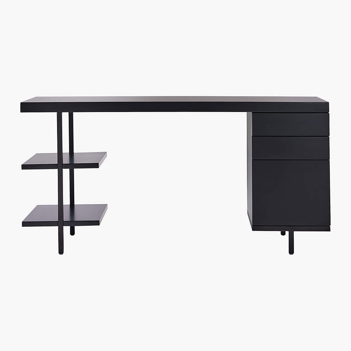 STAIRWAY MODULAR DESK WITH SHELVES thumbnail 3